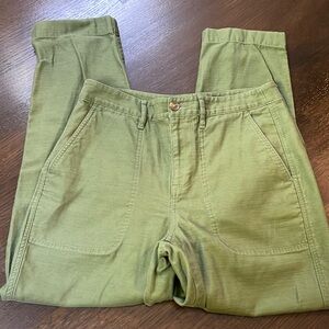 J. Crew size 6 petite/ankle olive green pants